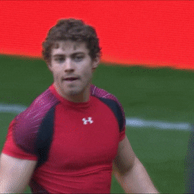 silverskinsrepository:  Rugby: Leigh Halfpenny, 2012 Six Nations pre-match