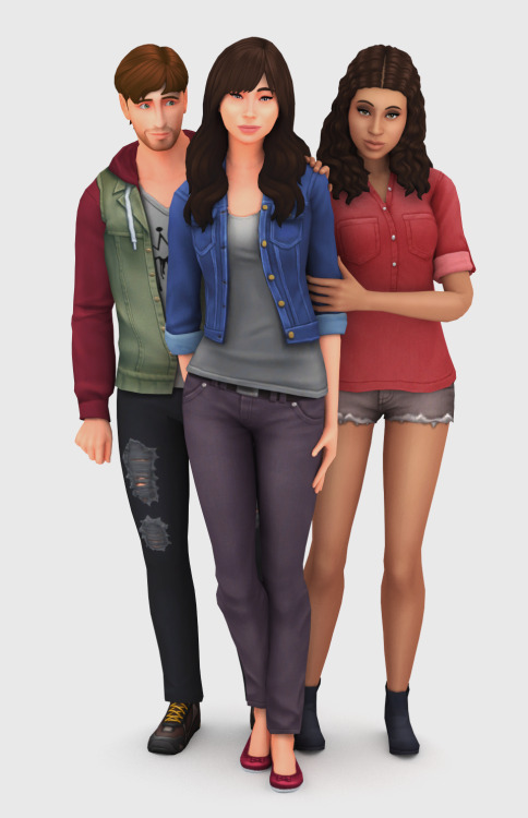 Sim Portraits: The RoomiesNo this isn’t some re-imagination of the original TS2 roomies, it’s just t