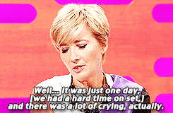 damethompson:  She was used to take off her clothes and put on a robe to be more