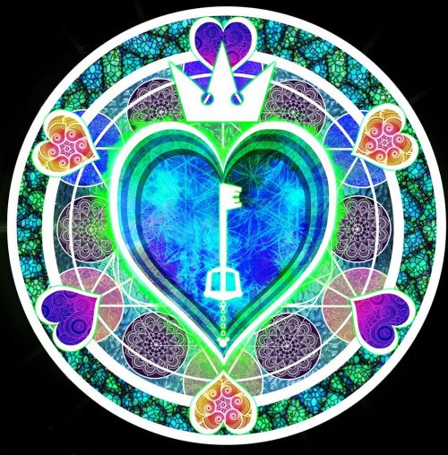 - Sacred Kingdom Hearts Stained Glass Illustration -Tee Shirt &amp; Prints: https://teespring.com/sa