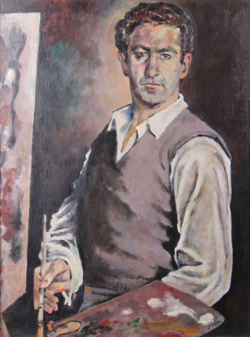  Self-portrait of Pinho Dinis (1921–2007) — Pinho Dinis, 1992 (private collection) 
