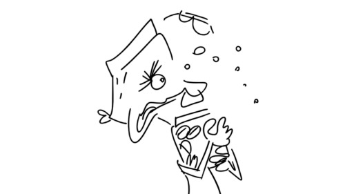 mushroom-park:  Working hard on Mushroom Park storyboard!