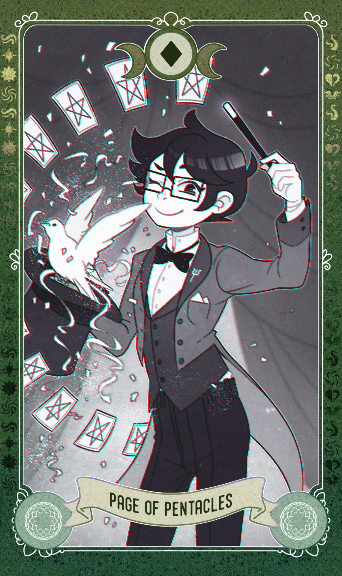act6tarotproject: THE ACT 6 TAROT ANTHOLOGY: THE MINOR DECK (PAGES) Page of Wands