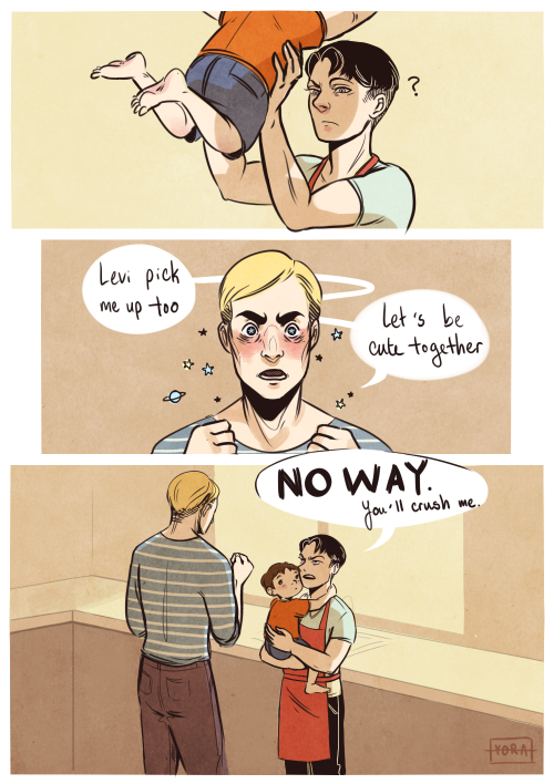 eyorae:  Stupid domestic Eruri AUs give me strength. This was also my first time doing an actual comic thing! Lots of work but lots of fun too c:  I feel like I’ve learned a lot from this ahaha 