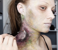 lexbots:  zombie bite makeup tutorial - madeyewlook adult photos