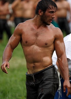 donkeysized:  Dear little baby Jesus, Thank you very much for Turkish wrestling.  Amen