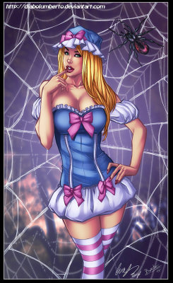 Litlle Miss muffet by diabolumberto 