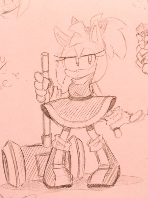 Eugh, Studying Is Killing Me.anyway! A Few Sketches Of Ames Inspired By Some Old Redesign Of Mine? Don't