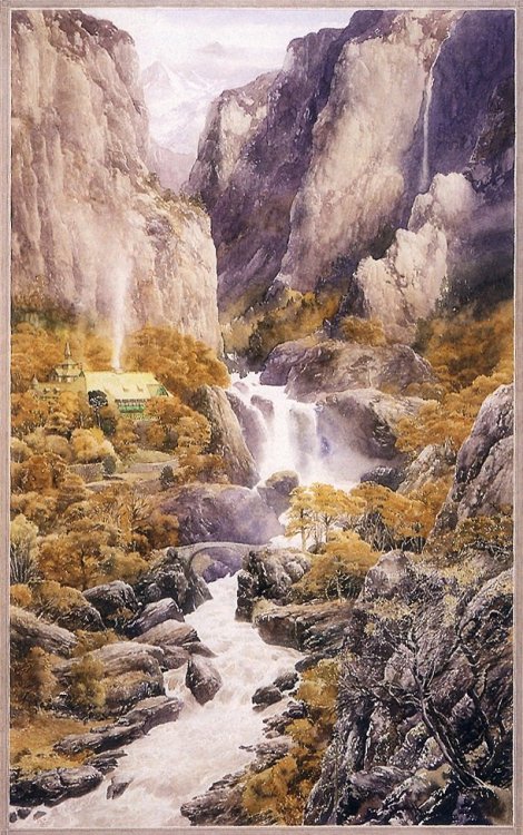 groovygraphics: Alan Lee Is this Rivendell? Cause if not, it should be.