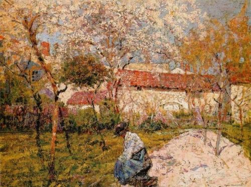 art-is-art-is-art:Spring at the Artist’s House, Victor Charreton