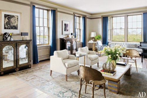 georgianadesign:  Designer Stephen Sills on Fifth Avenue. Architectural Digest. 