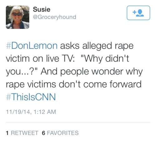 ghesquieremuse:  so don lemon showed his true inner cooness tonight by victim blaming