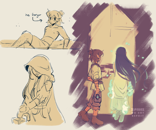 I've Been Playing Totk Nonstop So I Thought It Would Be Fun To Make A Little Sunkel Au For Botw... Featuring