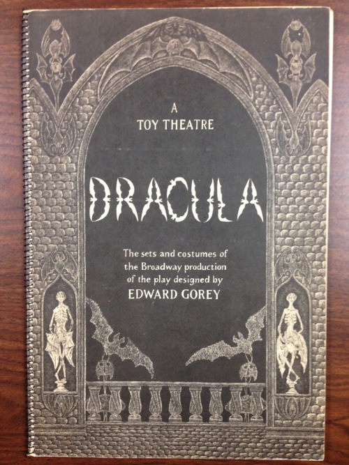 COLLECTION HIGHLIGHT: Dracula : A Toy Theatre : The Sets and Costumes of the Broadway Production of 