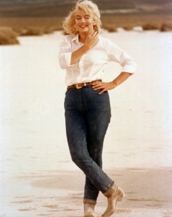 retrogasm:  Marilyn in denim