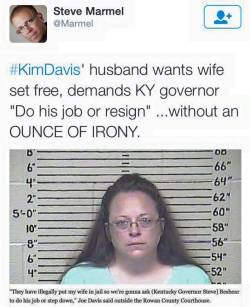 liberalsarecool:  If only Kim did her job. The ‘rule of law’ escapes the cherry-picking right wing.