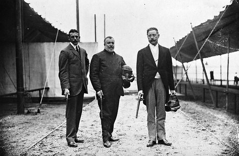 Pistol Dueling in the Olympics,One of the lesser known Olympic events, pistol dueling was a popular 