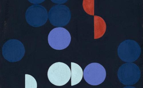 nobrashfestivity:Sophie Taeuber-Arp, Composition of Circles and Semicircles, 1935