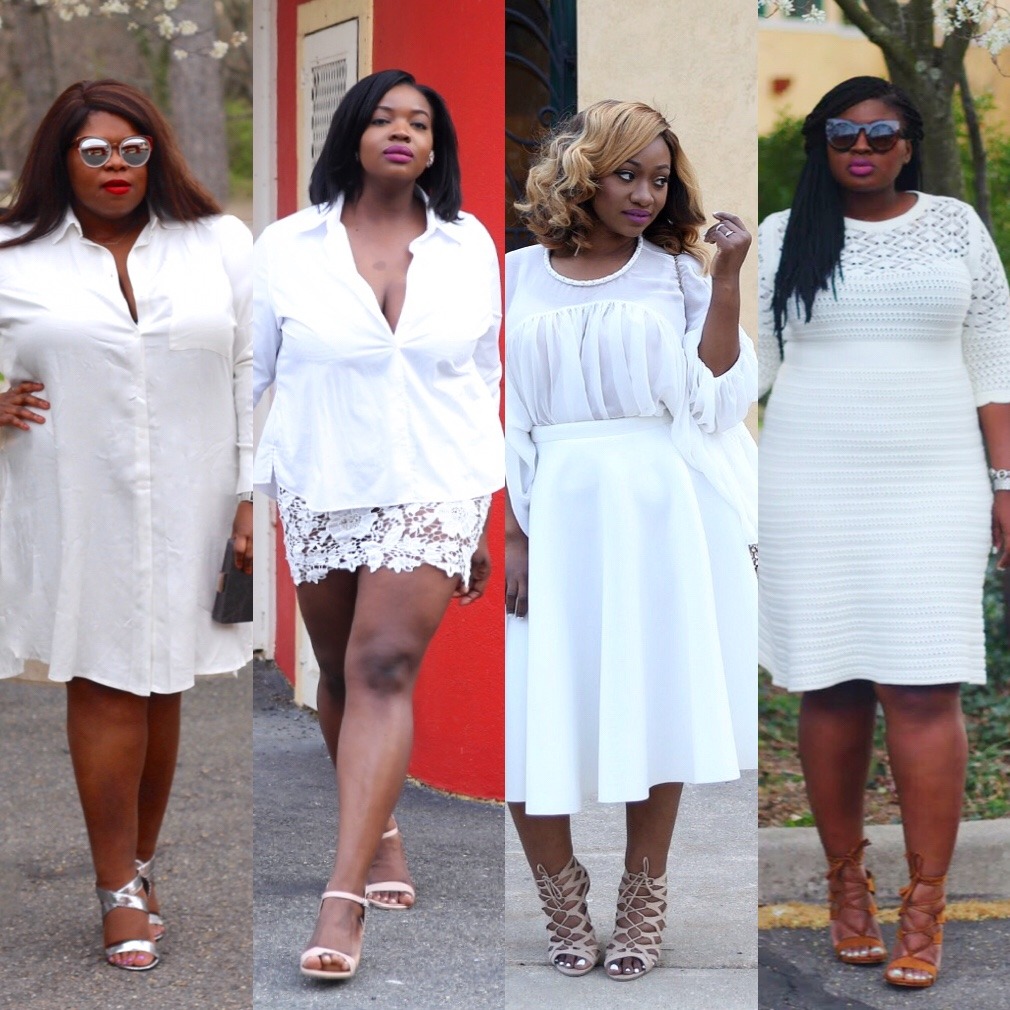 blackfashion:  Spring Trends look-book #1 (All White) Lace Skirt - @fashiononacurve