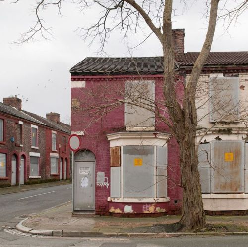 archatlas:Boarded-up Houses by Katharina FitzIn the words of the artist Katharina Fitz:Boarded-up Ho