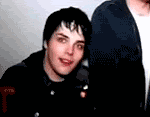 xblackparadepoison015x:  Gerard Way has a seizure ;-; or an orgasm..idk My MCR page