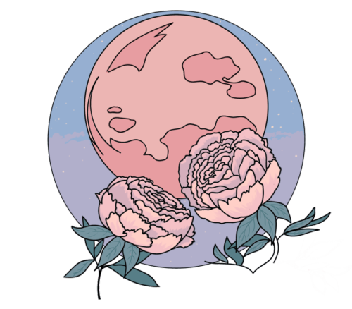 Peony Moon, 2018! Gonna make a pin of this design I think!Check out my: patreon / shop / buy me a ko
