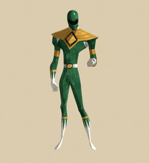 jigokuen:  Some less serious stuff, recently I’ve been through this whole nostalgia trip with stuff I grew up with. Who could leave out Mighty Morphin Power Rangers!? Edit: Now available as prints here: http://society6.com/MingjueChen Thanks! 