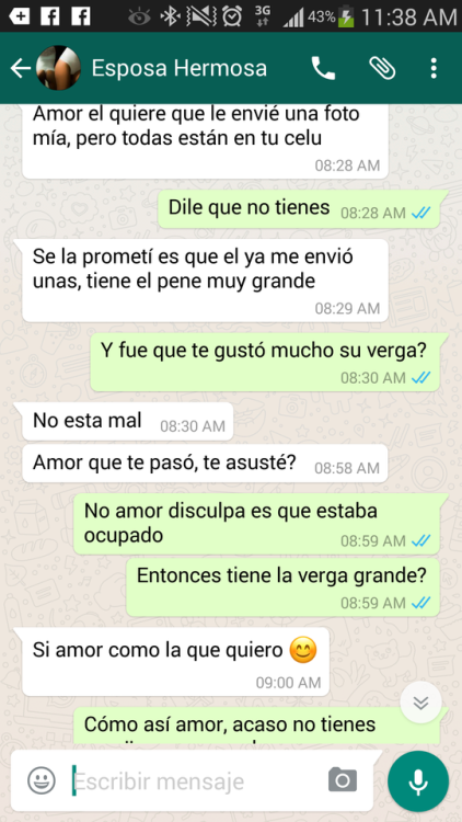 mylatinhotmarriage: este es el comienzo de una charla muy amena que tuve hoy con mi esposa, que cree