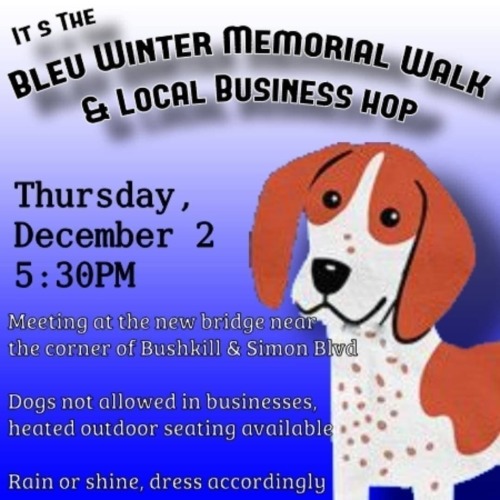 Reposted from @bleuwintermemorial Join us THIS Thursday December 2 at 5:30pm We will meet at the new