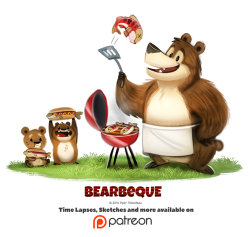 cryptid-creations:  Day 1378. Bearbeque by