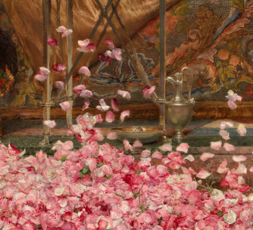 inividia: The roses of Heliogabalus (detail) 1888. Lawrence Alma-Tadema