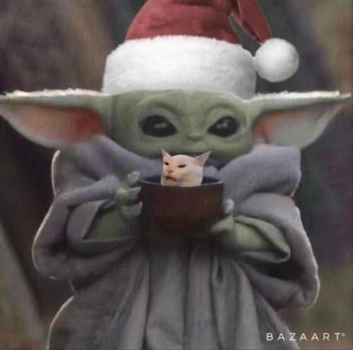 cybergata:Baby Yoda offering us a cup of Smudge Lord