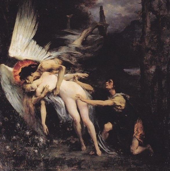 silenceformysoul:  Henri Leopold Levy - La jeune fille et la mort 