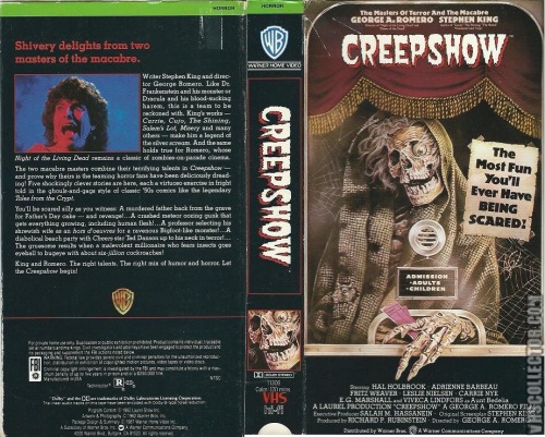 XXX midnightmurdershow:  Creepshow 1 and 2 VHS photo