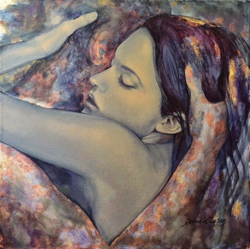 Dorina Costras (Romanian, b. 1967, Iasi, Romania) - Romance With A Chimera, 2013  Paintings: Acrylic