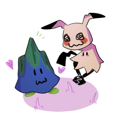 chai-bean:being shiny is hard, but mimikyu understands!x3 Awww~! <3