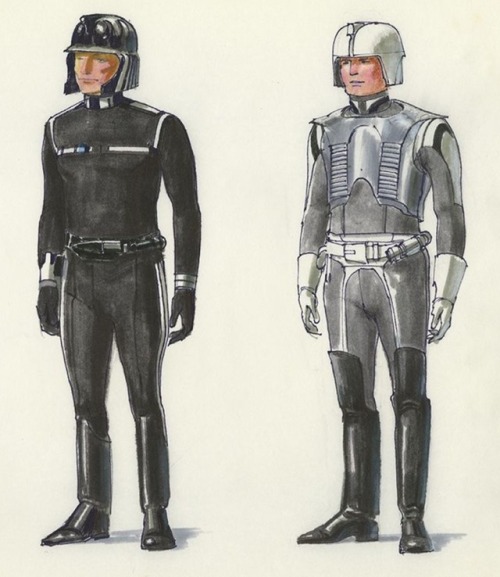 talesfromweirdland:Ralph McQuarrie art and designs for the Emperor’s throne room and guards. Return 