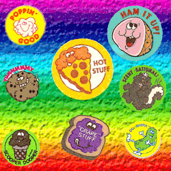 foxadhd:#TBT to scratch and sniff stickers!