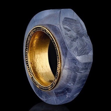 museum-of-artifacts:Caligula ring, 2000 years old.#ring #museum #history #rome #jewellery #art #gold