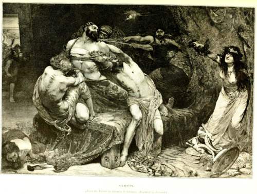 Paul Jonnard (1840-1902) (after Solomon Joseph Solomon), ‘Samson’, from “The Magaz
