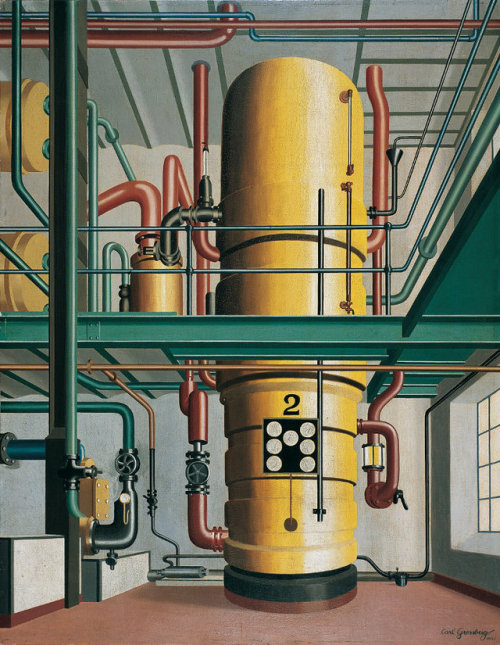 Carl Grossberg, Der gelbe Kessel, The Yellow Cauldron. 1933. Von der Heydt-Museum Wuppertal