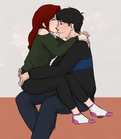 darknightdudes:   Dick and Babs by RedLacedBird  God I love his art!