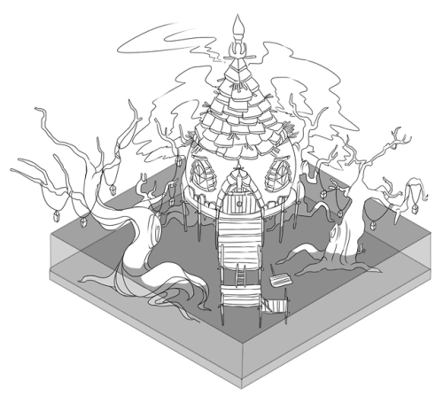 New year, new game project to work on. These are some of the concept sketches I did for our PS4 game