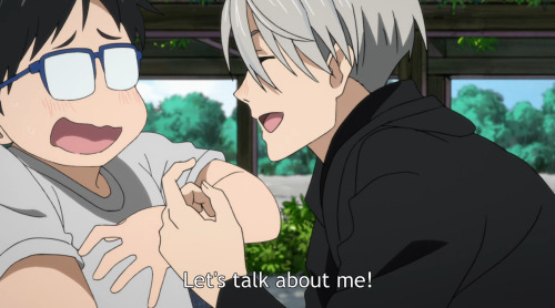 fudayk:  LOWKEY TRYING TO FIGURE OUT IF YURI IS GAY HE GETS PROGRESSIVELY HAPPIER TOO  