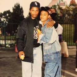 resurrectinghiphop:  Eazy-E &amp; Jada Pinkett Smith