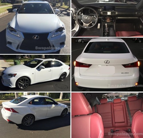 Take over a short-term, 7 month lease, on a 2014 Lexus IS 250 F Sport in Los Angeles - j.mp/I