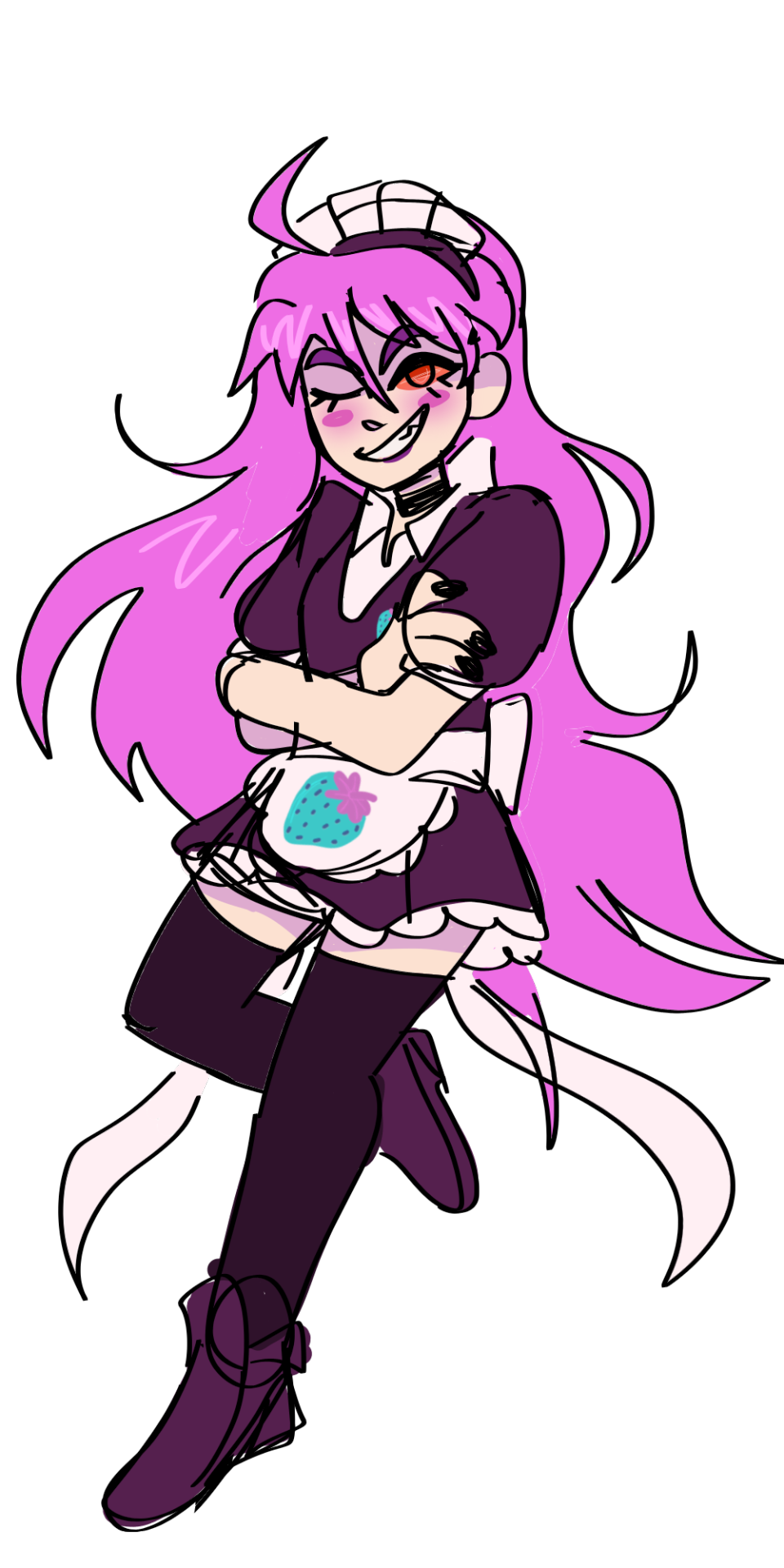 Hmmm. May We Have.... Madeline Celeste In A Maid Outfit? For The Trans Girls? Put Badeline In There Too
