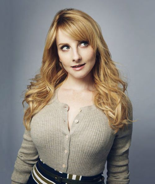 ratingcelebtits: Next up is Melissa Rauch who actually has a suprisingly large set of tits as you ca