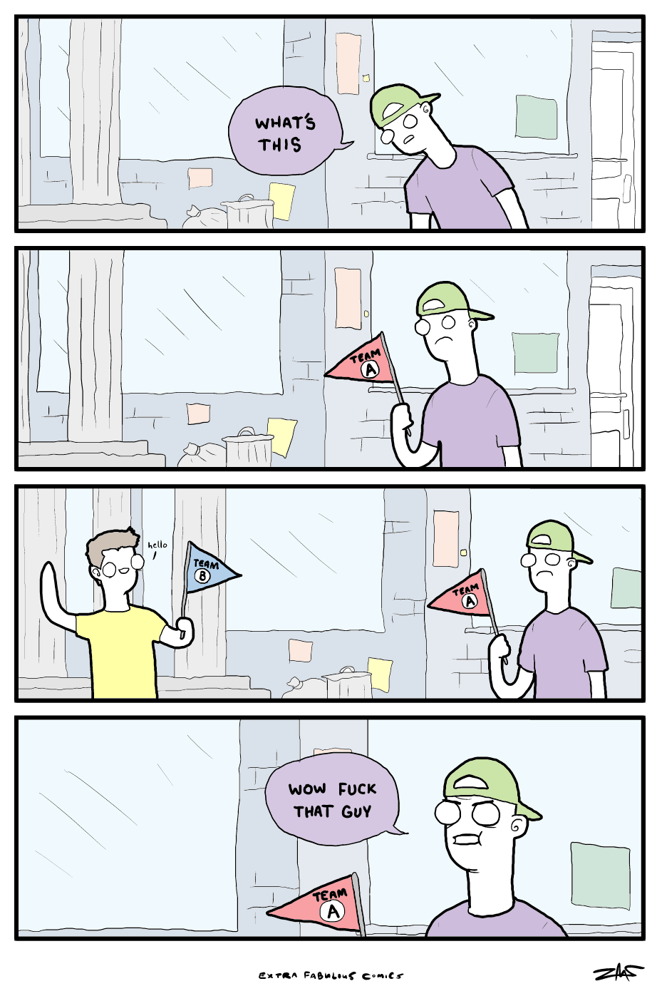 fuckyeahcomicsbaby:  Being a Sports Fan.
