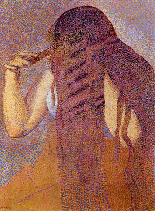 artist-cross: The Hair, 1892, Henri-Edmond CrossMedium: oil,canvas